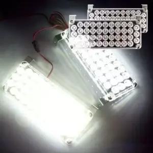 자동차 LED 경광등 차폭등 써치등 튜닝 12V 42발 흰색