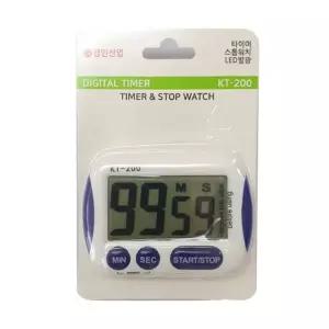 KT-200 디지털 타이머 전자타이머 탁상용타이머 휴대용타이머 스톱워치