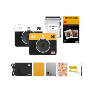 매장정품 코닥 KODAK CAMERA 미니샷3 레트로 C300R38매악세사리 번들 휴대용 포토프린터 즉석카메라 스마트