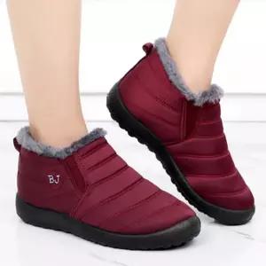 여성털부츠 겨울플랫쥬즈 여성방한화 패딩슬립온 털신 ZOp6+1mtW