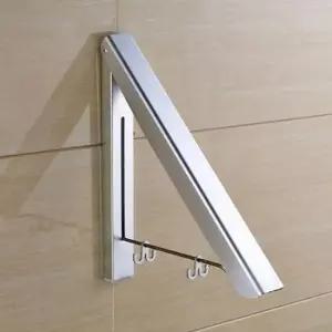 [JED] 벽걸이 공간절약 행거 벽고정 옷걸이 실버