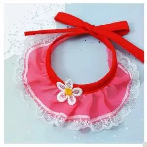 강아지 꽃받침 레이스 스카프 패션케이프 목도리 스카프 애견스카프 강아지스카프