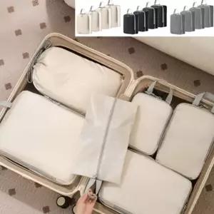 여행용 압축 세면파우치 지퍼백 화장품 fZv7+8YgB