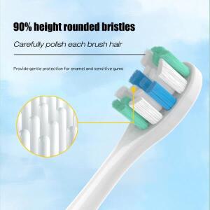 Usmile Y1S/Y4/U1/U2/U3/P1/P4 소프트 듀폰 소닉 전동 칫솔 클린 노즐용 6CS 칫솔 헤드