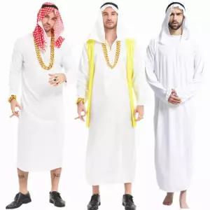 아랍의상 두바이 중동 후드 애 할로윈 집업 사우디 첼루스 성인 왕자 파티