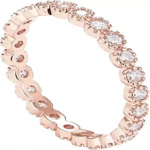 파보이 14K 골드 도금 반지 큐빅 지르코니아 밴드 마르퀴즈 밀그레인 이터니티 여성용