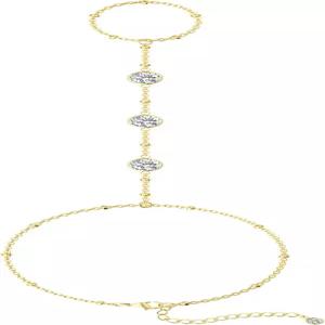 여성용 DEARMAY 골드 팔찌 14K 도금 주얼리 세트 트렌디한 얇은 다인티 스태커블 쿠바 링크 페이퍼클립