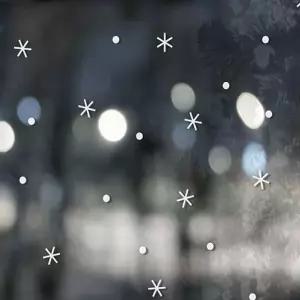 크리스마스그래픽스티커 착한눈꽃스티커