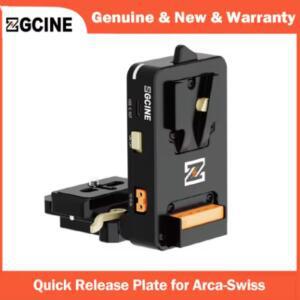ZGCINE VM-VP4 듀얼 퀵 릴리스 V-마운트 배터리 플레이트 아카-스위스용  캐논 DSLR 카메라용 L자형 삼각대