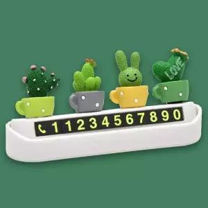 귀여운 차량 자동차 주차 연락처 전화 핸드폰 번호 판