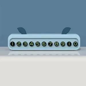 고급 토끼 차번호판 자동차 전화번호 알림판 스카이