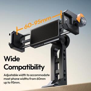 Ulanzi MA53 Arca 스위스 폰 마운트(볼 헤드 360 포함) ° 사진 라이브 스트리밍 Vlog 녹화를 위한 회전 금