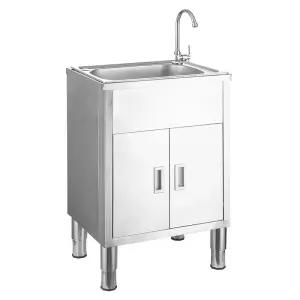 빨래씽크대 탕비실 미니 개수대 보조싱크대 스테인레스