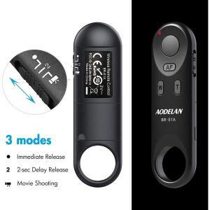 AODELAN 무선 셔터 릴리즈 캐논 EOS R10 R8 R5C M50 M6II G5XII T7i SL2 200D 대체