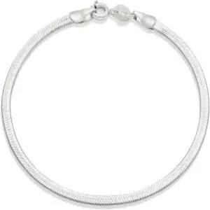 아마존 에센셜 14K 골드 또는 스털링 실버 도금 헤링본 체인