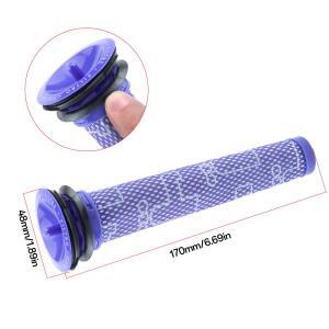 다이슨 V7 V8 로봇 진공 청소기 액세서리 용 HEPA 필터 전면 및 후면 세척 가능 필터 교체 깨끗한 예비 부