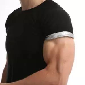 빅사이즈 남자 땀복 티셔츠 운동 트레이닝 반팔 상의