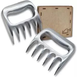 우드불 프리미엄 알루미늄 광택 곰 발톱 세트 고기 분쇄기 풀드 포크용 치킨 바비큐 튀르키예 그릴용 주방