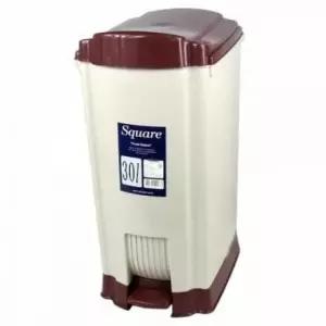[SBD] 페달 사각 쓰레기통 휴지통 30L