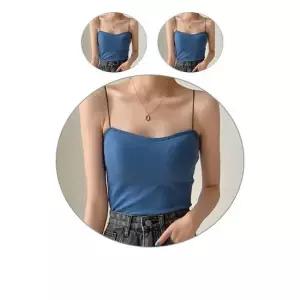 [오노마] ONM 브라를 착용할 필요가 없는 패드 내장 끈나시 X 3벌