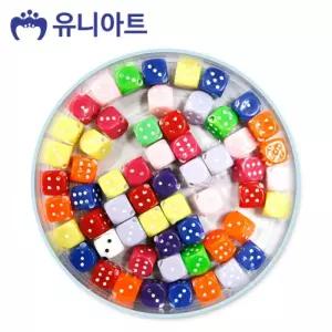 유니아트 5000통 (모양비즈 61번) 주사위비즈 (P0000FPM)