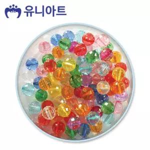 유니아트 5000통 (모양비즈 31번) 크리스탈비즈 (1.2cm) (P0000BFC)