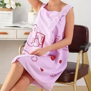 가운 흡수력 바디 여성 목욕 타월 랩 샤워용 성인