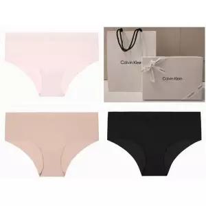 캘빈클라인 언더웨어 여성 로우 컷힙스터팬티 3매세트 QP3372O-5EP 130100
