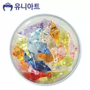 유니아트 5000통 (모양비즈 23번) 크리스탈비즈 (2cmx4.5cm) (P0000BFK)