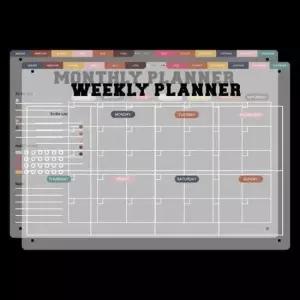 [문구] 투명 아크릴 일정 관리 보드 주간 월간 플래너 자석형