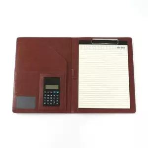 [문구] 서류화일 가죽 커버 레포트 파일 클립 계산서 정리