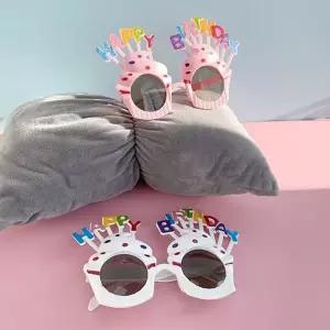 생일 이벤트 안경 촬영용 축하 선글라스 생일 파티 안경 기념 소품 장식품 의상 용품 장식