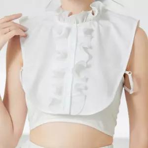 모던 러블리 여성 셔링 디테일 페이크넥 블라우스 JCn6+1BEz