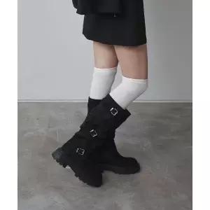 브랜드정품 솔트앤초콜릿 SALT AND CHOCOLATE 험 버클 롱부츠 412548001 (5.5cm2colors) 137256