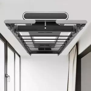 무선 천장형 자동빨래건조대 송풍 리모컨 자동 리프트