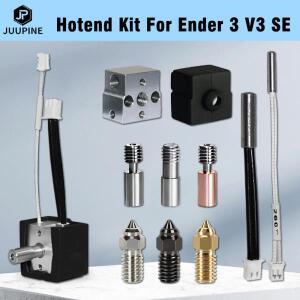 크리얼리티 엔더 3 SE 핫엔드 티타늄 합금 스로트 바이메탈 방열판 J 헤드 Ender-3 프린트 24V 40W