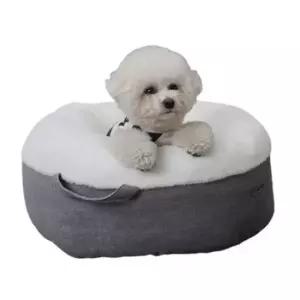 [반려] 강아지 극세사 원형 털방석 대형 1P 고양이 숨숨집