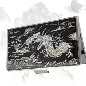 자개 스틸명함 한국적인선물 디자인-용 명함지갑 메탈명함 외국인선물 자개명함 회사단체선물 E1WC42BED8