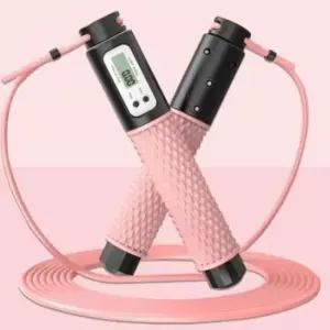 실리콘 손잡이 스마트 줄넘기 중량추 디지털줄넘기