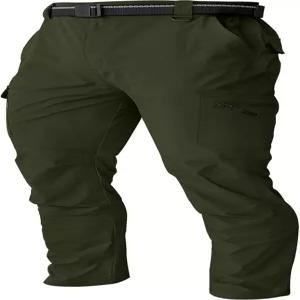 남성 화물 작업 등산 바지 경량 방수 퀵 드라이 낚시 여행 캠핑 야외 통기성 멀티 포켓