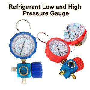 매니폴드 게이지 500psi/800psi A/C 시각적 거울이 있는 R22/R410A/R134A/R404A용 진단 충전 도구