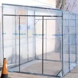 비닐하우스 텐트 조립식 천막 보관 비닐 공간 작업 농막 텃밭 창고