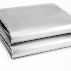 50x150cm 블랙 아웃 커튼 커튼 그늘 패브릭 검정과 은색 100% 음영 빛 방수 차양 천 경량 1Yc2033