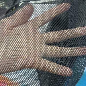 구멍 2mm 폴리 에스터 메쉬 직물 벌집 메쉬 바느질 티셔츠 운동복 니트 안감 천