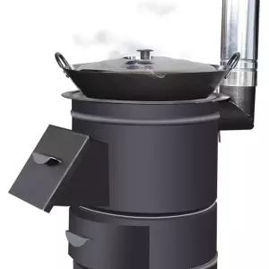 전원주택 시골 화덕 장작 난로 드럼통 화구 스토브 아궁이 부뚜막