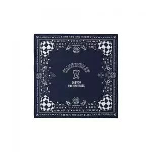 와키윌리 페이즐리 반다나 네이비 363234