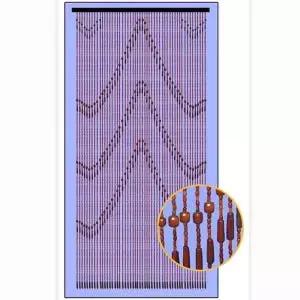 나무 구슬 커튼 우드 현관 중문 블라인드 방문 가림막 원목