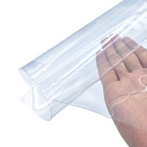 명확한 롤 PVC 젤리 직물 플렉시블 유리 천 방수 크리스탈 DIY 가방 우산 테이블 매트 공예 장식 보호 시트