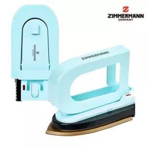 짐머만401HB/민트 휴대용 여행용 미니다리미 가벼운 접이식 전기 다리미