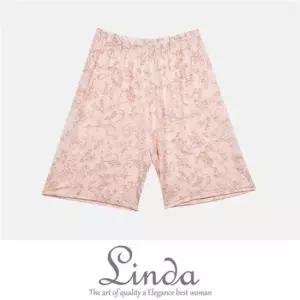 쾌적한 인견 플라워 여성용 5부 슬립 바지 화사한 패턴